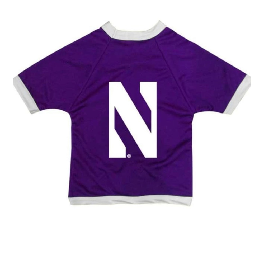 NORTHWESTERN UNIVERSITY ATHLETIC DIMPLE MESH DOG JERSEY